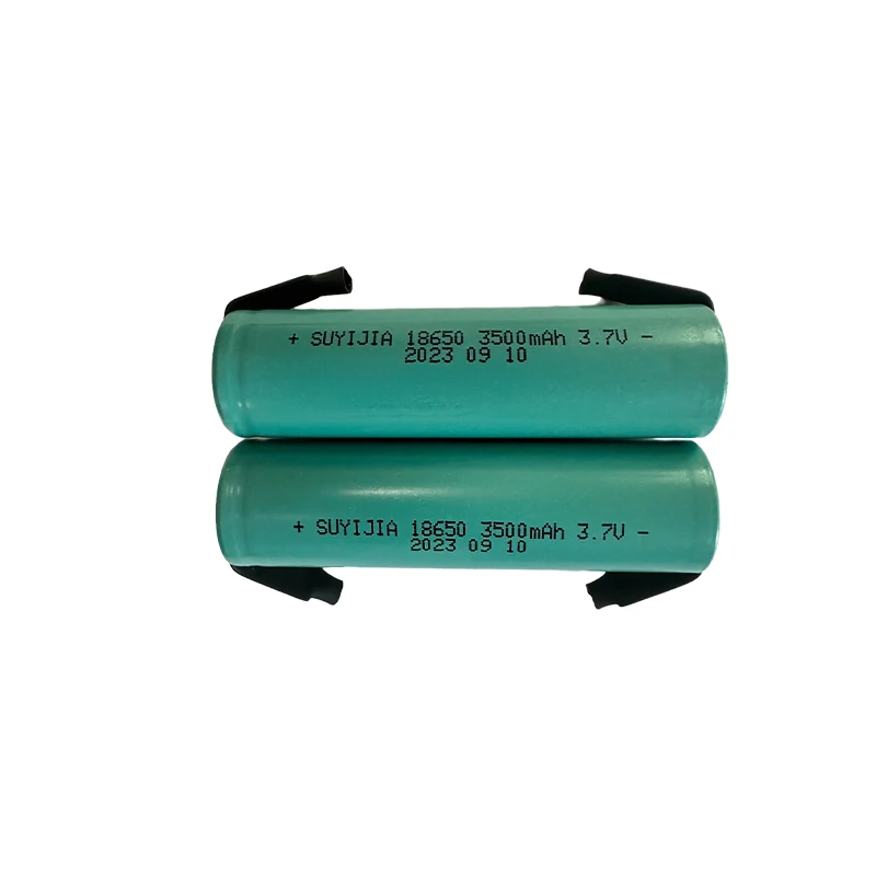 18650 Rechargeable Li-ion Battery 3.7V 3500mAh Real Capacity with Nickel Sheet Welding Torch Instrument Model Aircraft