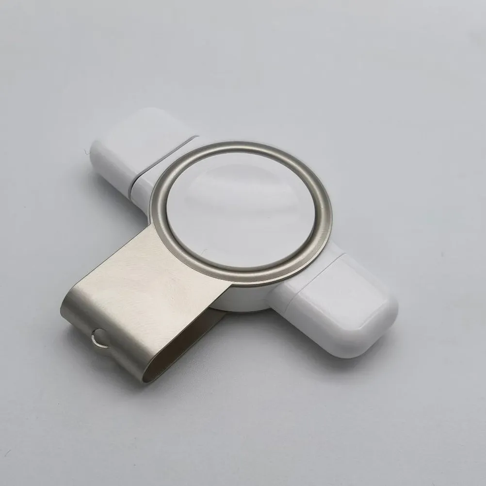 

Portable Watch Magnetic Charger Compatible USB Wireless Charging Dock Compact Design Durable ABS Material Travel Use