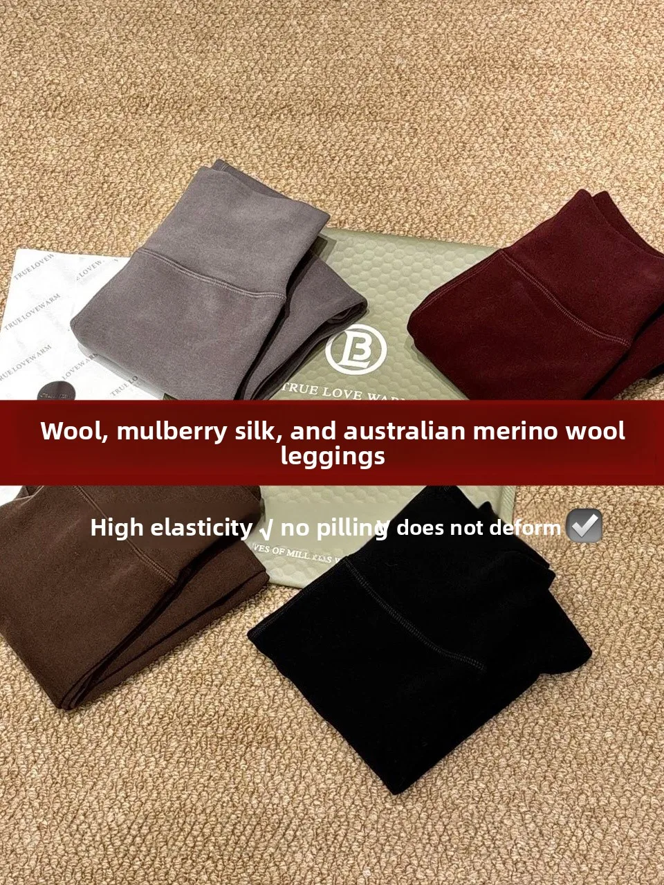 

High Waist Thiened Wool Fce Lined Women's Leggings Autumn Winter New Sle Outerwear Brued Tight Fit Pants for Casual