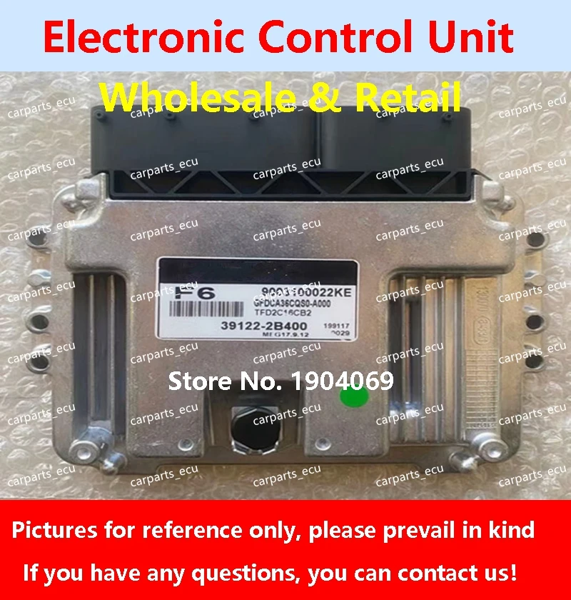 

39127-2B100 E26B ЭБУ 39134-2B431 499 39134-2B662 L90 для Hyundai Elantra MEG17.9.12 Компьютерная плата двигателя автомобиля 39122-2B400 F6