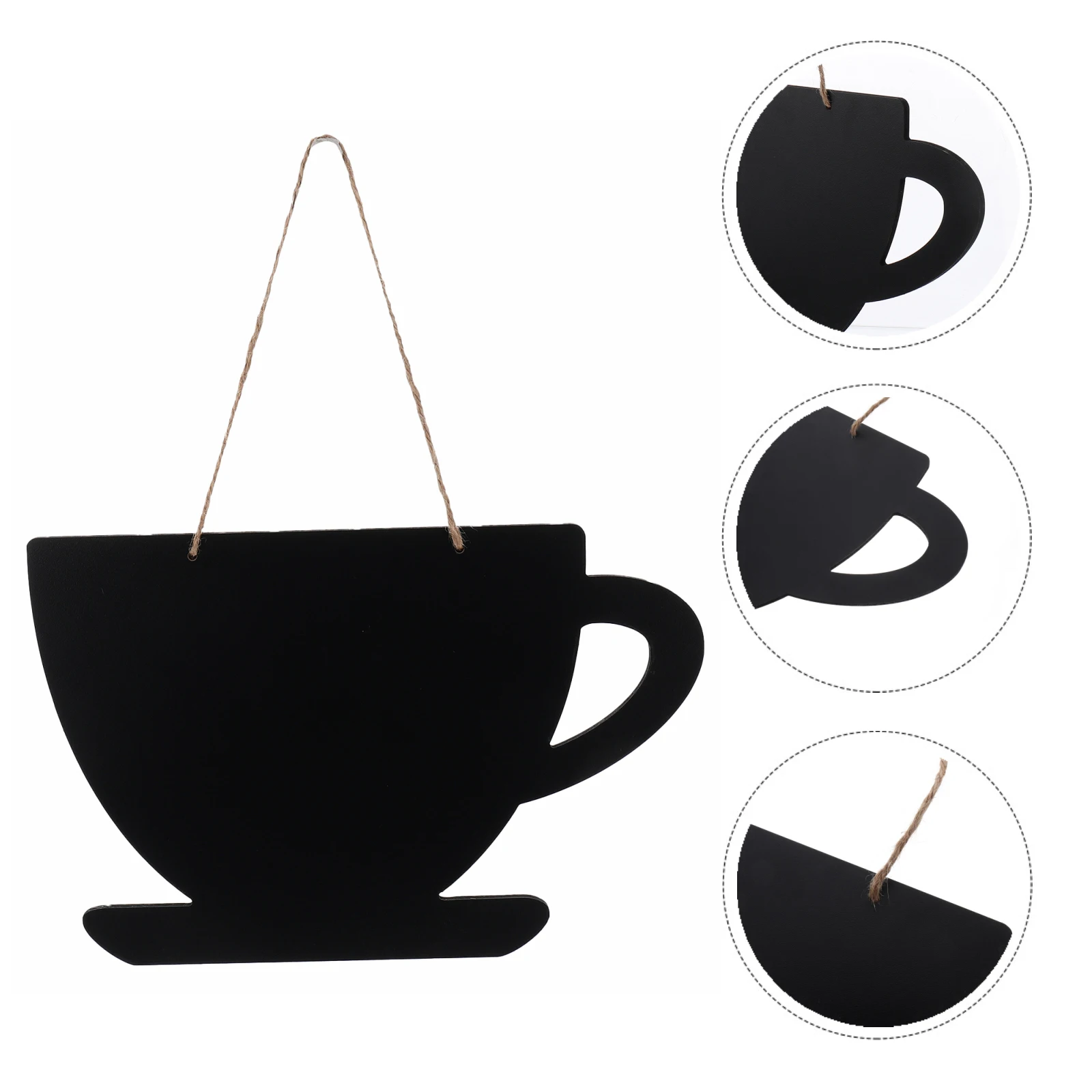 

Hanging Blackboard Message Boards Mini Wooden Chalkboards for Wedding Decor Kitchen Signs Easy Hang Tree Door Wall Suitable