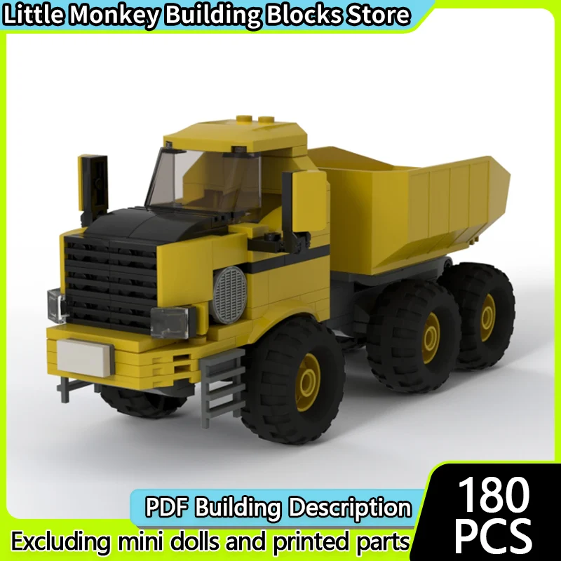 

Конструктор City Car Model MOC: Классический модульный грузовик-тягач для детей, развивающий творческие способности, идеальный подарок на праздник