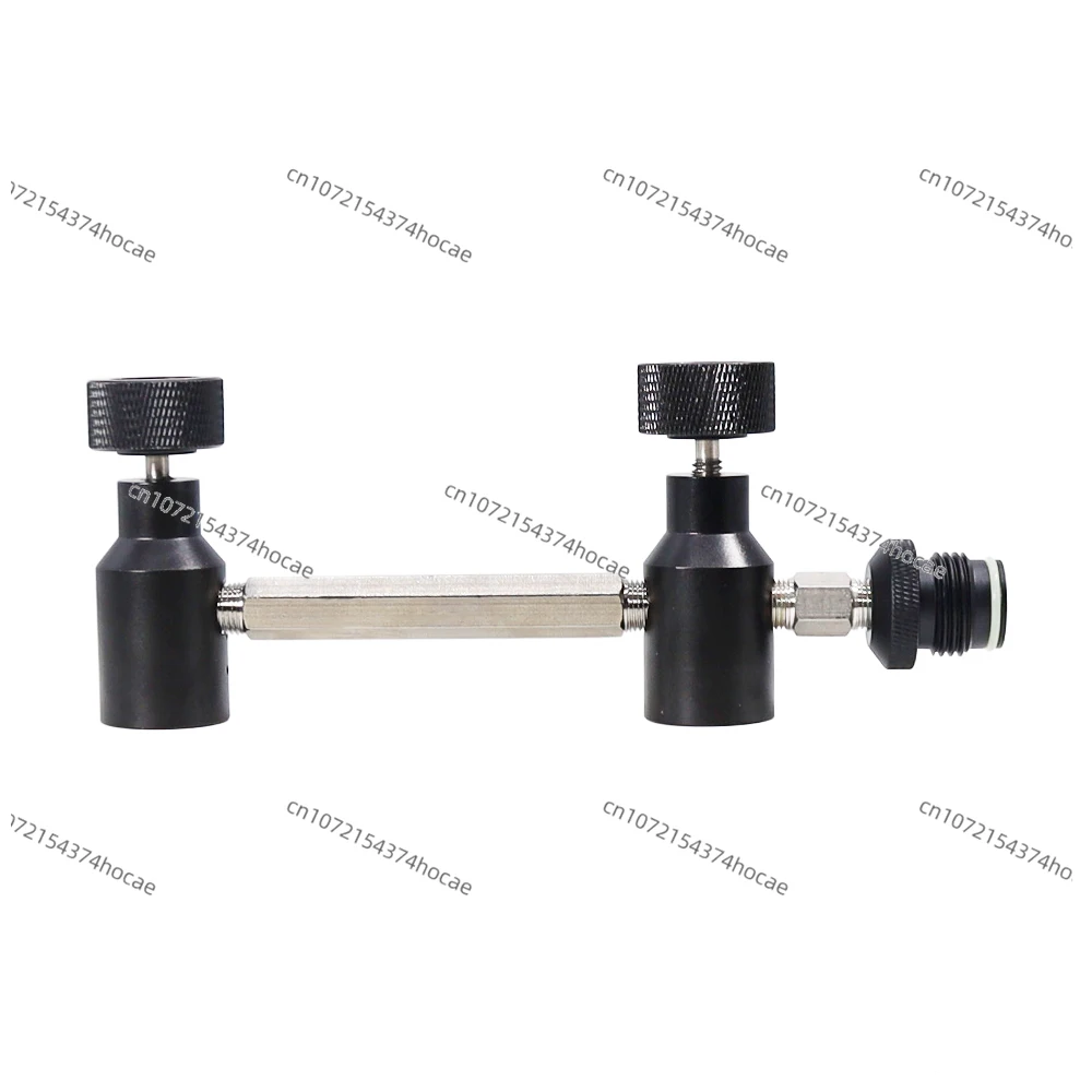 

Two input and one output adapters with 100mm long brass hose