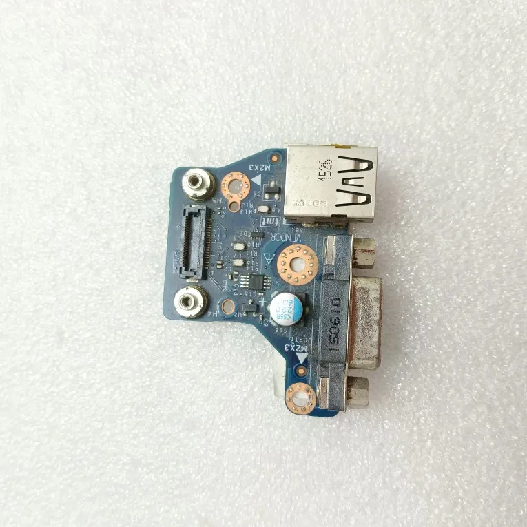 New USB VGA IO Board LS‑9938P 028X5F for Dell Latitude E6440 Port Daughterboard