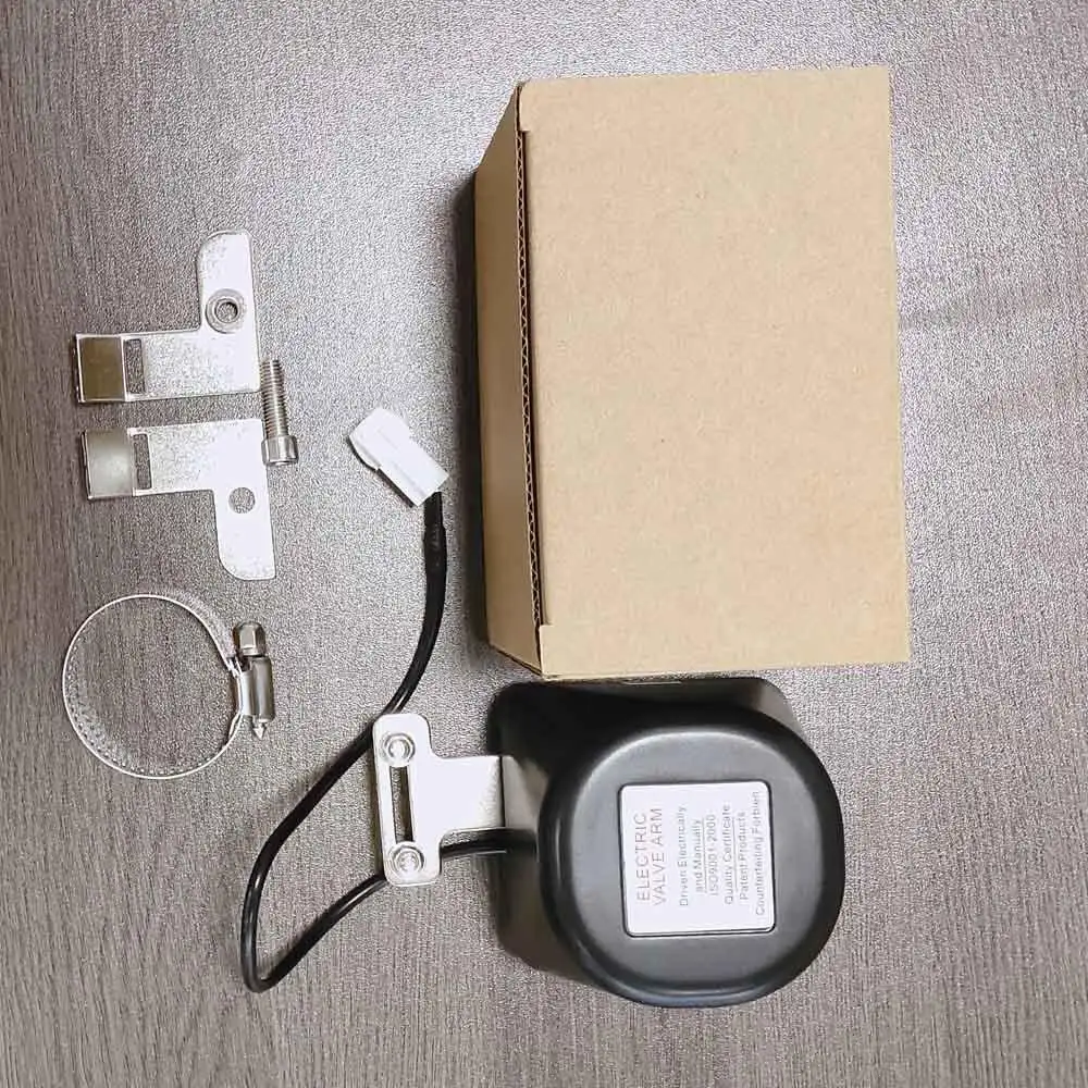12V Wired Gas Valve Manipulator Controller Automatic Shut Off Device For Home Security System Pipe Ball Valve Shutoff