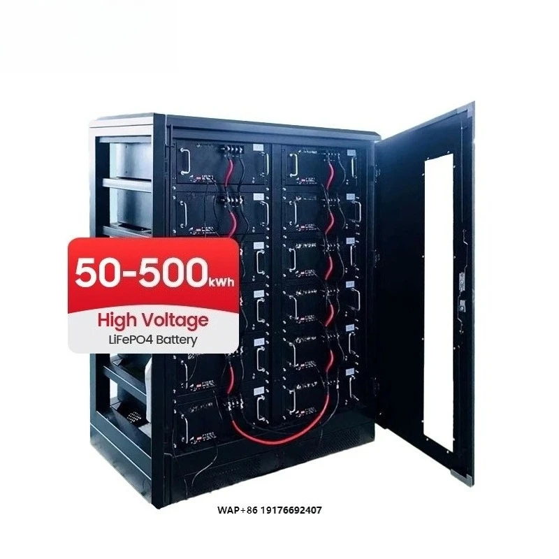96v 51.2v 48 Volt 200ah 100ah 300ah Solar Power Lifepo4 Battery 100kw 50kw 30kwh Lithium-ion Batteries Storage for Solar Systems