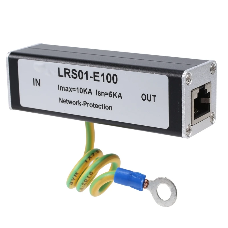 Multifuncional Thunder Prendedor, Suporta 100m Rede de Vídeo, RJ45, Evite Interferência, Telefone e Térmica, Segurança Doméstica, 1 Pc