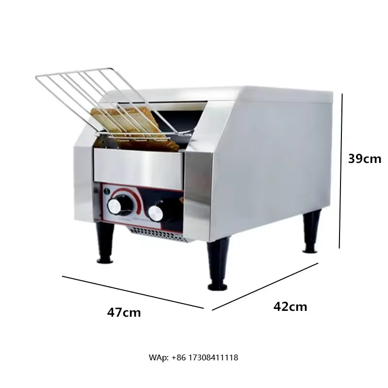 Hot Selling 500 Pieces per Hour Automatic High Efficiency Burger Bun Burger Toaster Toaster Breakfast Convenience Machine