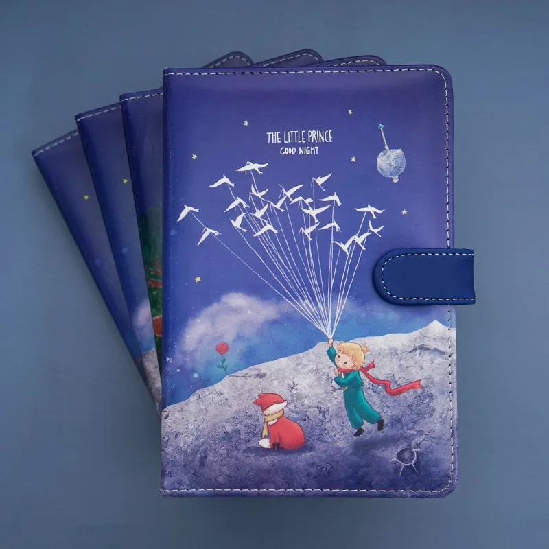 A5 My Little Prince Blue Buckle Diary Journal Travel Diy Notebook School Kids Gift Item Colored Inside Pages Office Supplies New