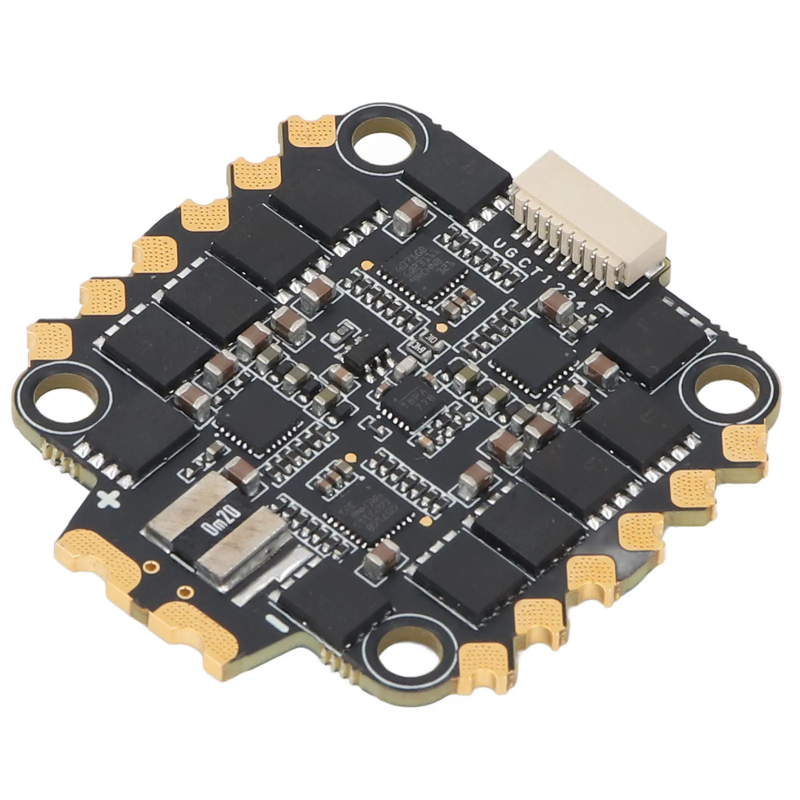Electric Speed Controller Fast Heat Dissipation 128K Compact 4 in 1 High Conversion Rate ESC Board 2 To 8s for Racing Drone