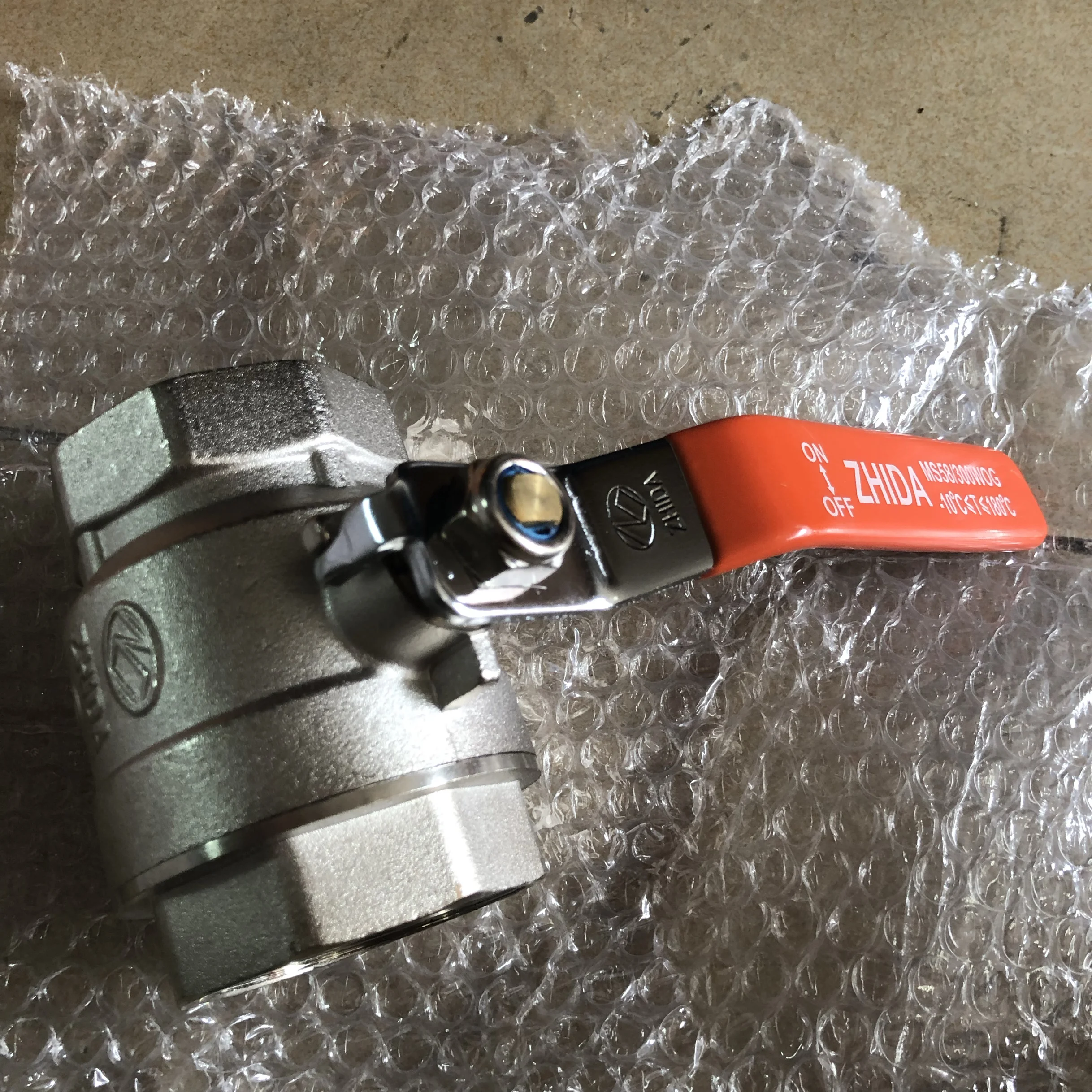 ZHIDA full copper ball valve steam ball valve 300 degree hot water ball valve 4 points DN15/20/25