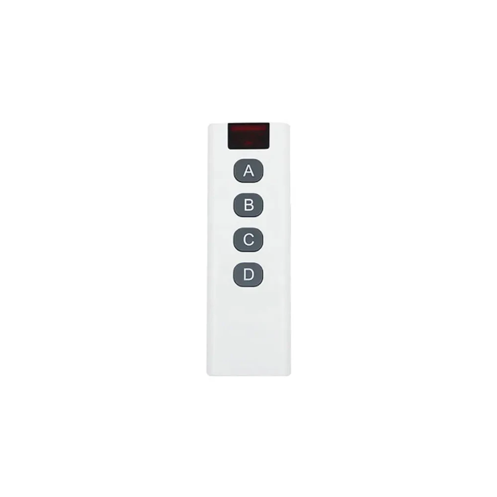 

433 MHz DC12V 6 Buttons Learning Remote Control Code Long Distance Universal Wireless Switch For Garage Door Smart Home