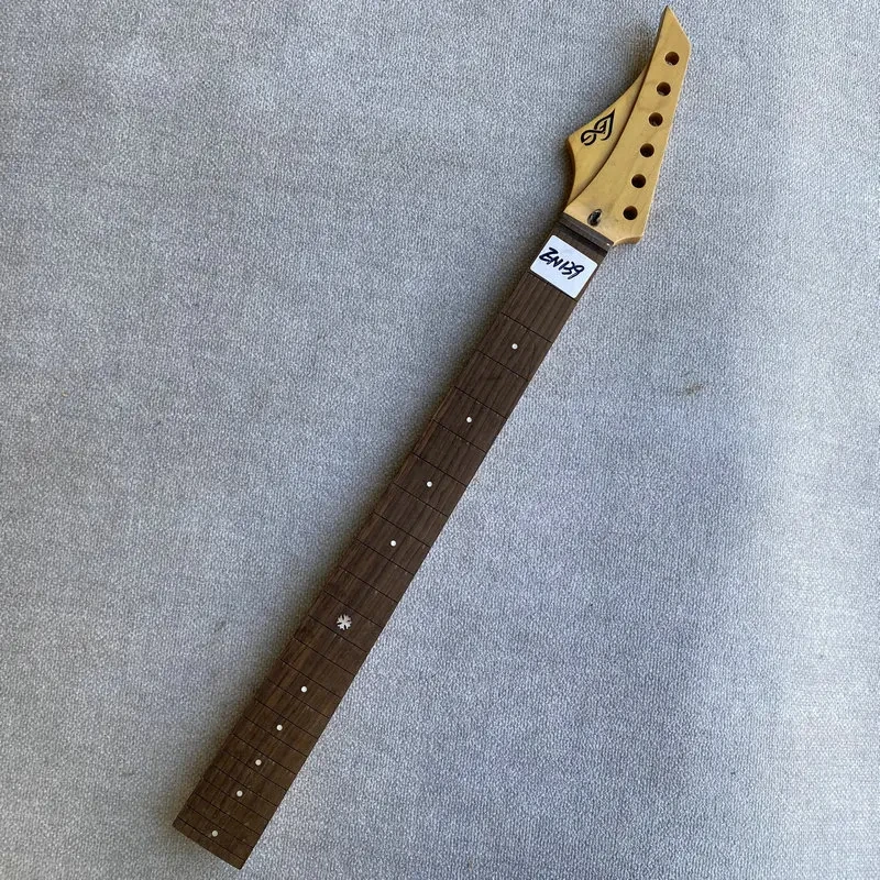 EN139 Genuine and Original LAG Electric Guitar Left Hand Version 24 Frets Unfinished Maple+Rosewood No Frets