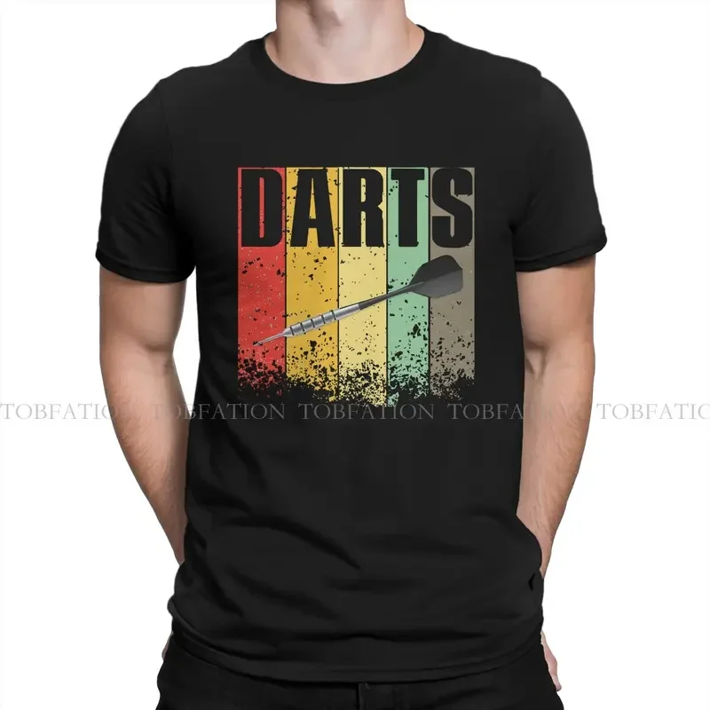 Y2K DART DARTS Board Arrow Target 100% Cotton TShirts Colorful Print Men'S T Shirt New Trend Clothing Size S-6XL