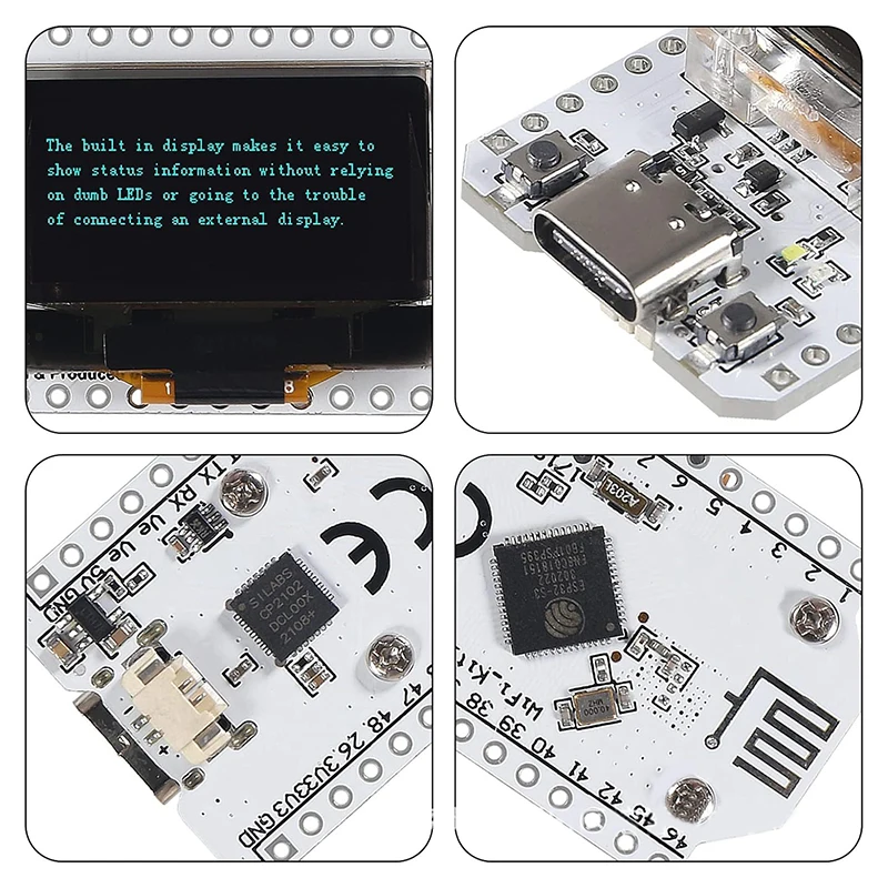 WiFi LoRa 32 V3 Dev-board dengan SX1262 dan Chip OLED ESP32-S3FN8, Paxcounter jaringan jala Meshtastic mendukung Heltec V3