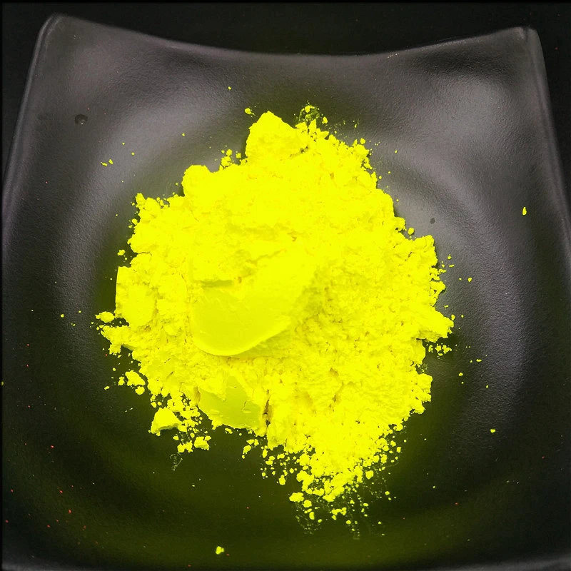 50 g/saco limão amarelo neon fluorescente pó de fósforo pigmento em pó diy arte do prego 3d decoração brilhante cromo poeira