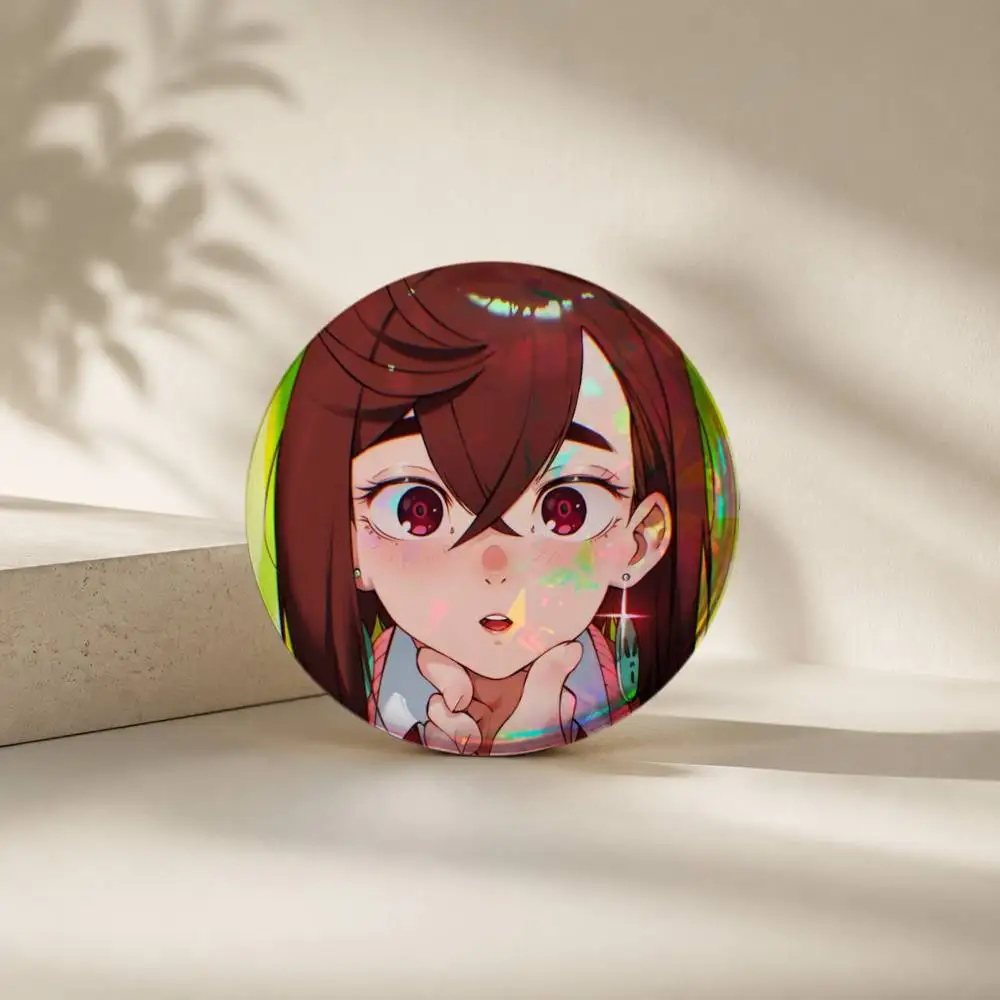 Momo Ayase D-Dandadans Brooches Cartoon Badge Pins Backpack Hat Accessories Friend Gift - view 6