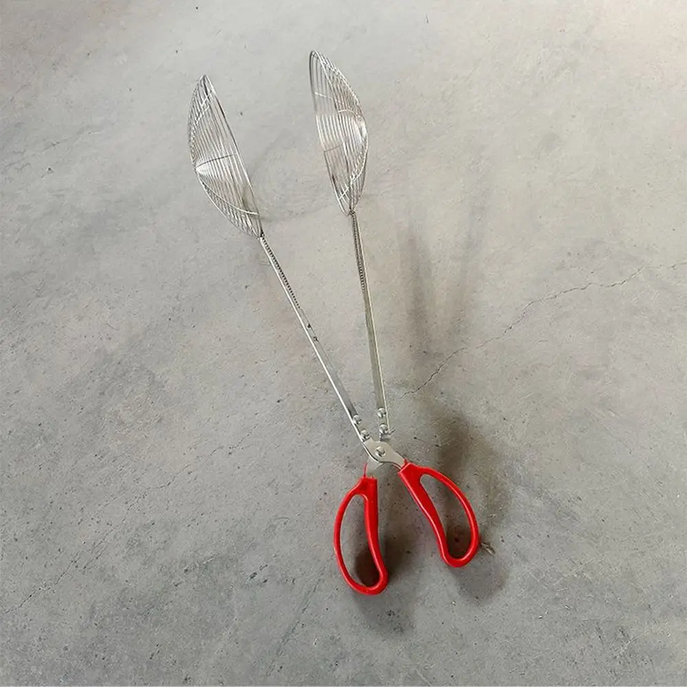 17 cm Netzabdeckung Fischgreifer aus Edelstahl mit langem Griff, rutschfester Griff, komfortabler Halt, Fischernetz-Mesh-Clip – Detail 6