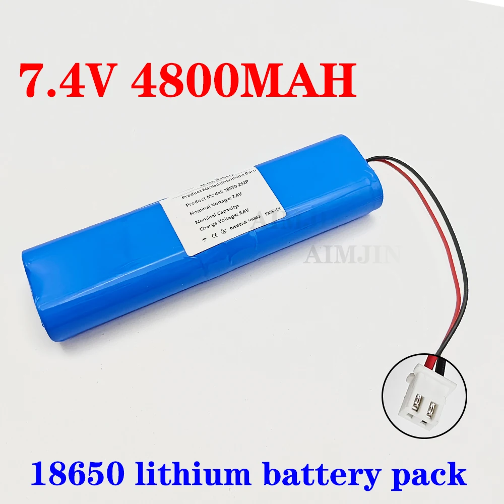 

7.4 V, Suitable for Headlights/CCTV/cameras 2S2P Battery Pack 18650 Lithium-ion Battery 4800mAh