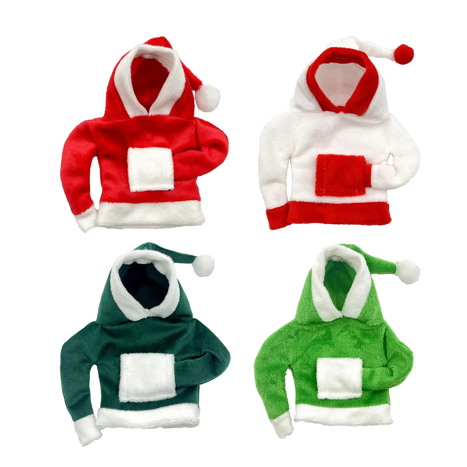 السيارات شيفتر مقبض غطاء عيد الميلاد شيفتر المقبض هوديي غطاء مريح لطيف لينة هدية سيارة الديكور الداخلي النساء أو الرجال