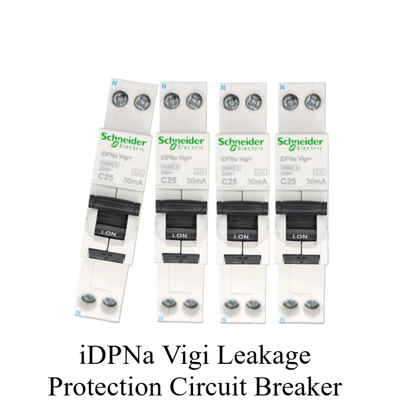 

Schneider Electric iDPNa Vigi Автоматический выключатель утечки с двойным входом и двойным выходом 1P ТИП C 6A-32A Ток утечки 30 мА Новый оригинальный