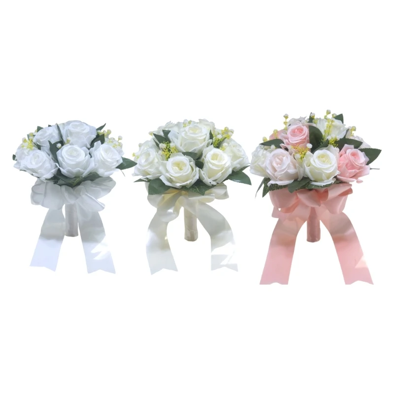 t4md-buque-rosas-sintetico-arranjo-noiva-branco-tons-baixo-cuidado-arranjo-flores-casamento-para-noiva