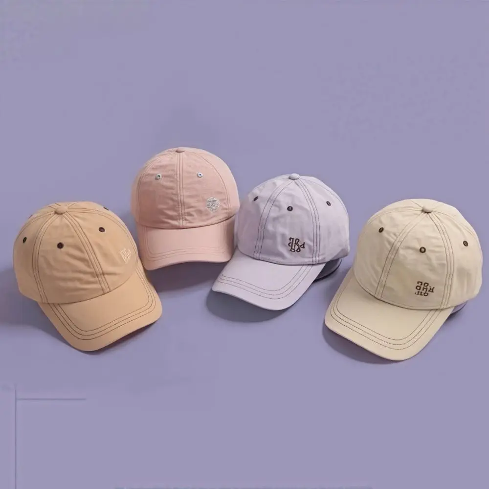 

Casual Thin Sports Baseball Cap Breathable Quick Dry Fitness Hat Lightweight Korean Style Sun Hat UNISEX Outdoor Sports
