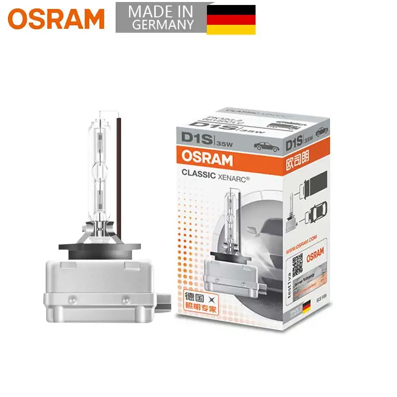 OSRAM D1S 66140CLC 35W 4200K CLASSIC Xenon HID Lamp OEM Headlight Germany OEM Bulb Car Light For Audi BMW Volkswagen 66140 1X