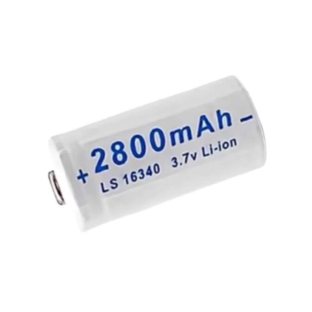 2024 NEW CR123A RCR 123 ICR 16340 Battery 2800mAh 3.7V Safety Camera Rechargeable Battery Lithium Ion L70 Plus