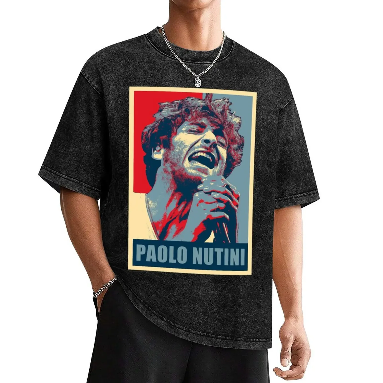 

Paolo Nutini Singing Hope T-Shirt plus size clothes shirts graphic tee t shirt men 100℅ cotton