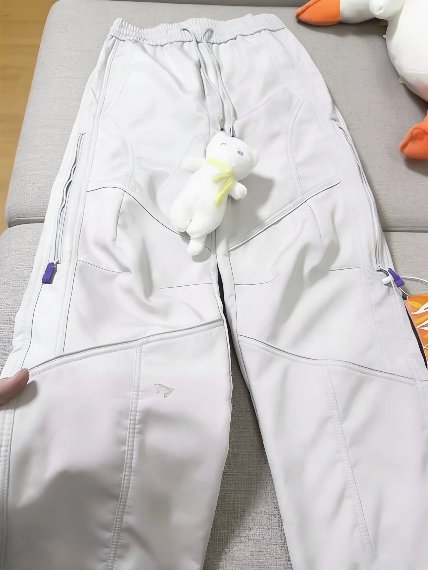 กางเกงสกี Thiened Fce สำหรับผู้ชายและผู้หญิง กางเกงปีนเขาสำหรับกิจกรรมกลางแจ้ง กางเกงกันหนาว กันน้ำ นุ่ม สบาย ทรงตรงลำลอง