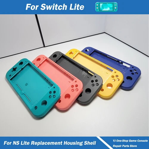 Carcasa para Switch Lite HDH-001, Kit de carcasa frontal y trasera, carcasa de Coral para consola de juegos NS Lite, piezas de repuesto