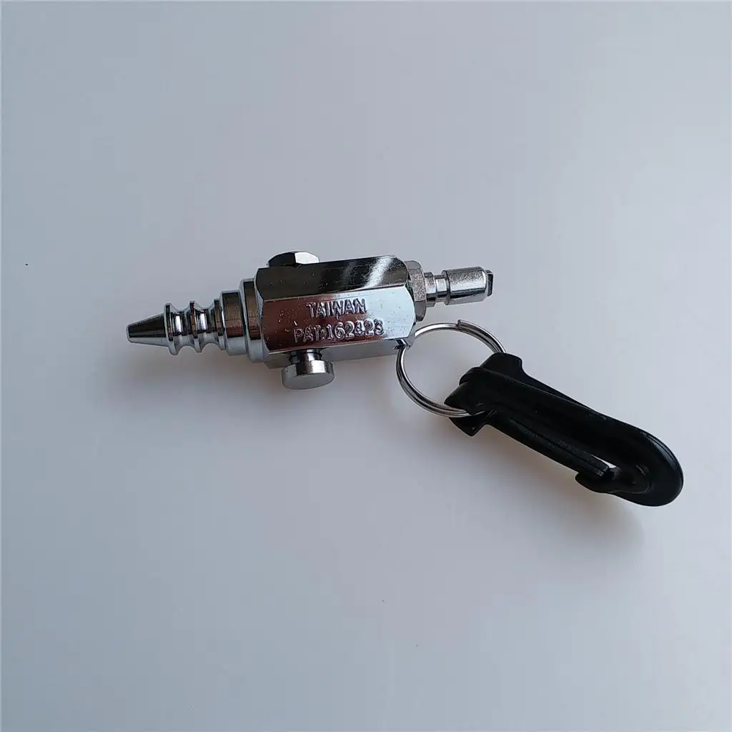 Mini Scuba Diving Nozzle with Clip 316 Steel Inflation Accessory for Inflatable Beds and Standard BC Hose view 3