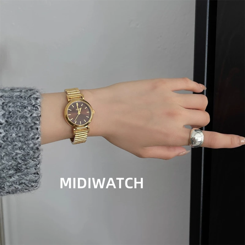 

Classic trend women's watch elegant simple temperament watch light luxury 2025 waterproof quartz watch birthday gift