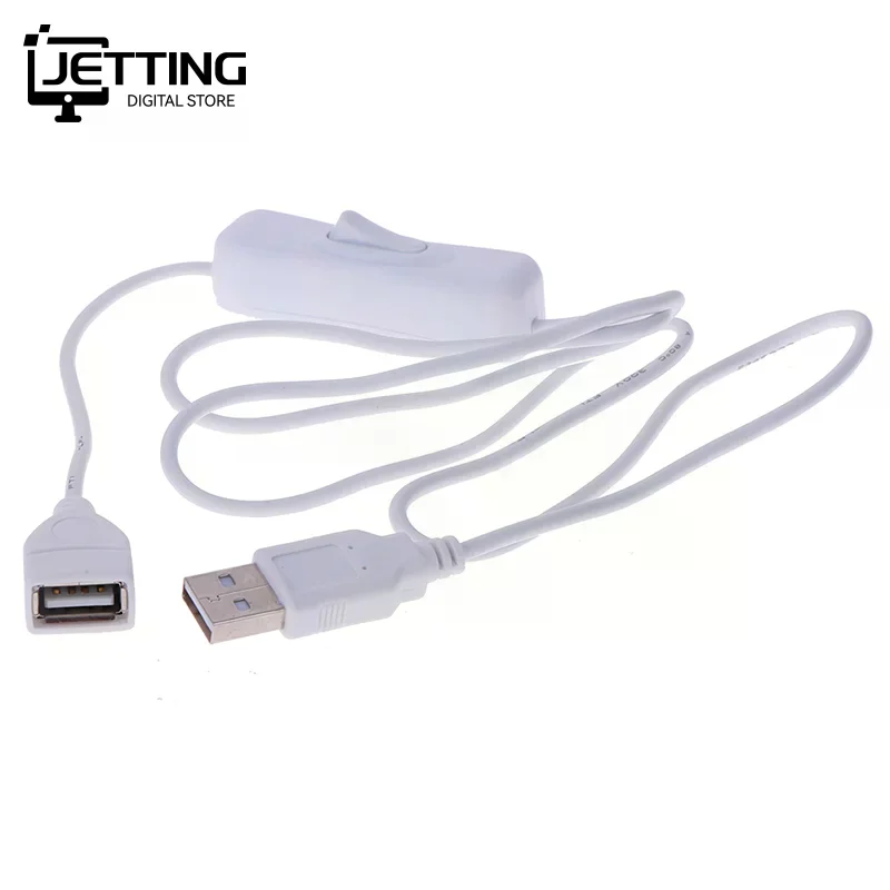 

1 шт. 1 м USB-удлинитель с переключателем ВКЛ/ВЫКЛ Удлинительный кабель USB 2.0 A «папа-мама» Удлинительный кабель белого цвета