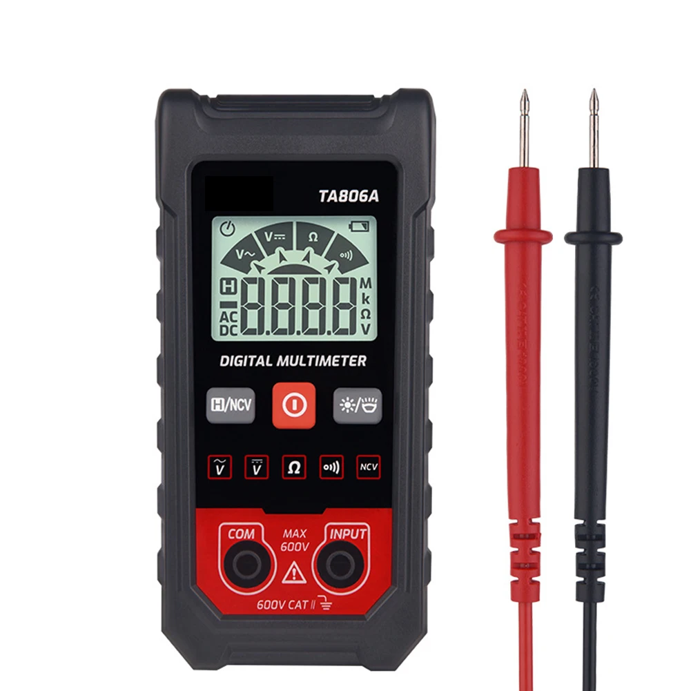 

Automatic Identification Digital Multimeter Safety Inspections Auto-Ranging Measurement Backlit LCD Display For Home Use