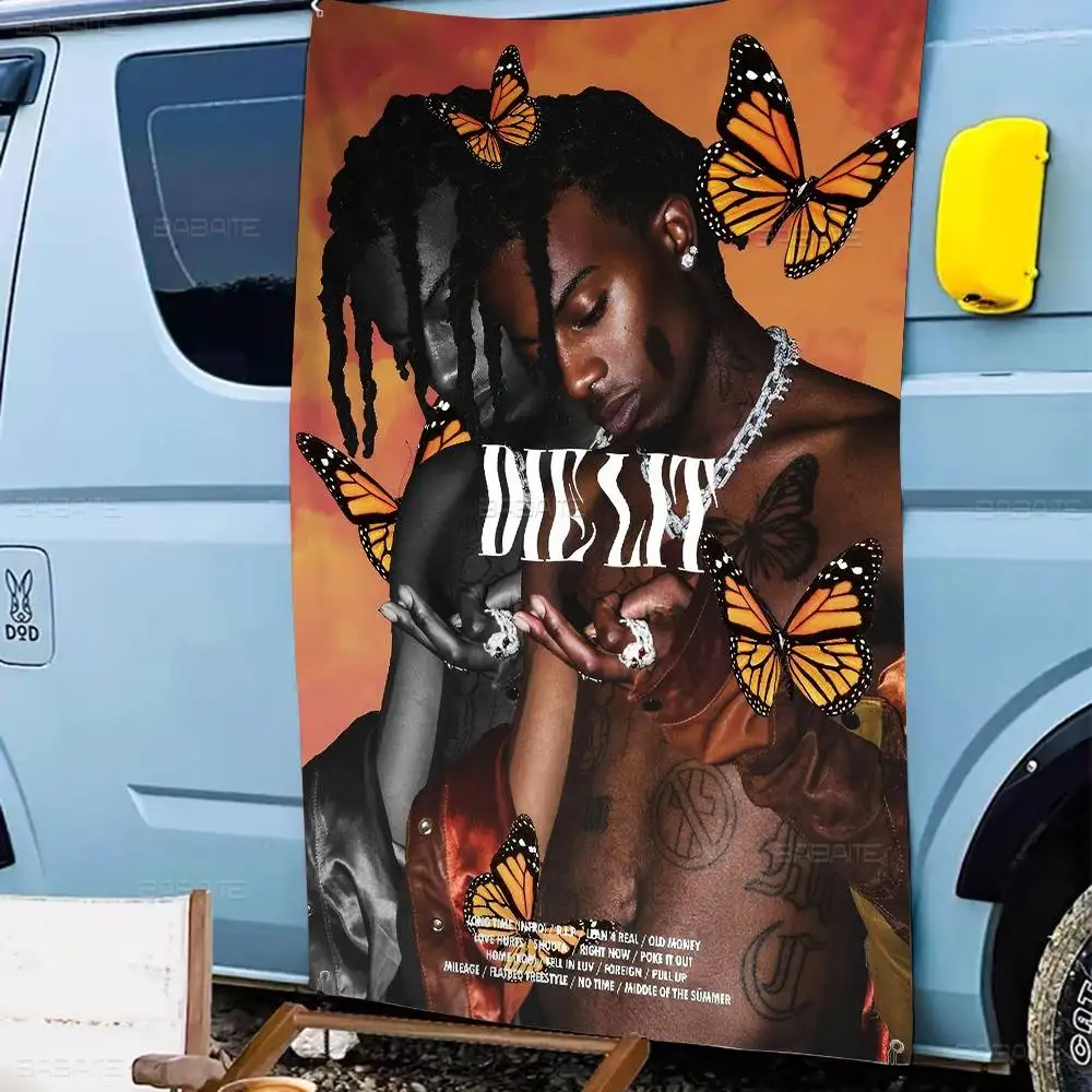 O-Opium Rap Playboi Carti Family Gatherings Outdoor Atmosphere Flags Camping Decorations Banners