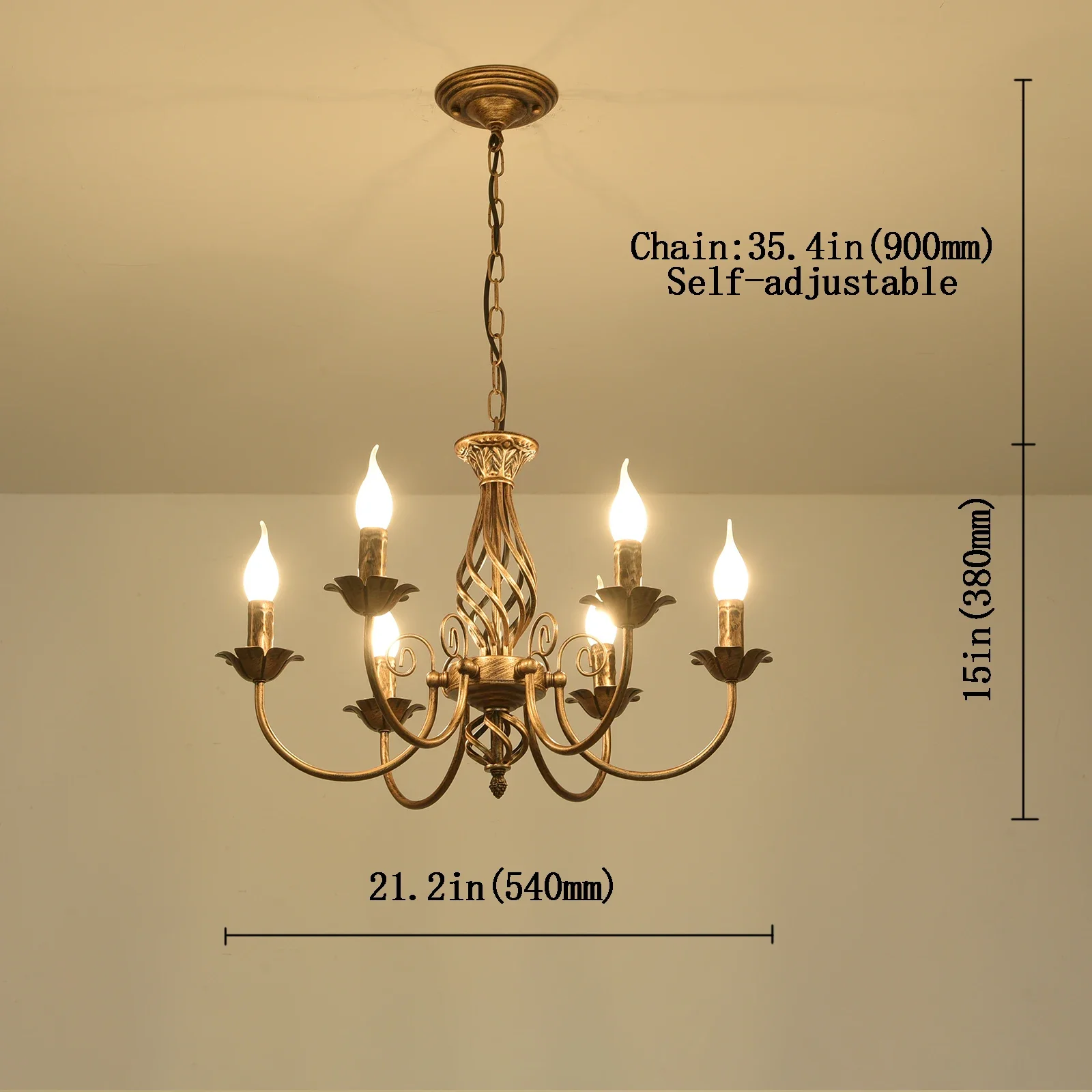 farmhouse chandelier bronze rustico luz pais frances ferro pingente luminaria lustre de metal vintage para jantar 01