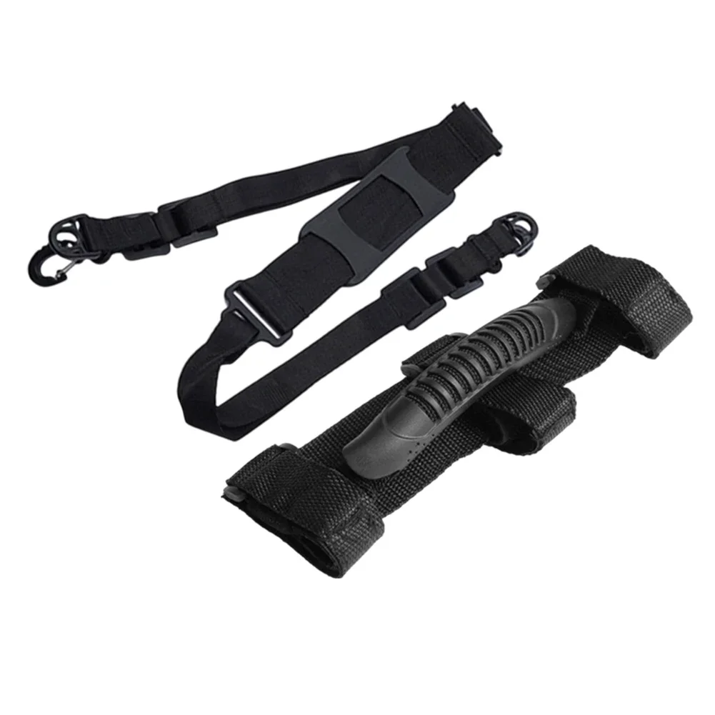 Portable Scooter Carry Strap For Folding Bike Adjustable Handle Nylon Shoulder Belt For Easy Outdoor Two Wheel Transport