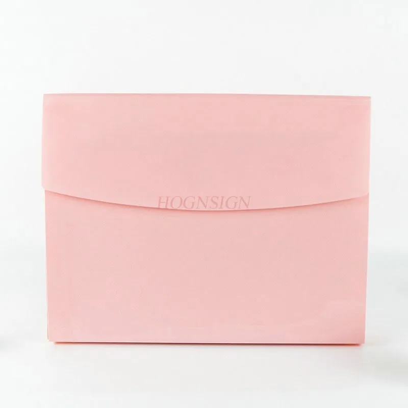 2pcs A4 สีทึบแฟ้มพลาสติกกระเป๋าโฟลเดอร์,เครื่องเขียนนักเรียน,กระดาษสอบวัสดุ sorting กระเป๋าขนาดใหญ่ความจุ