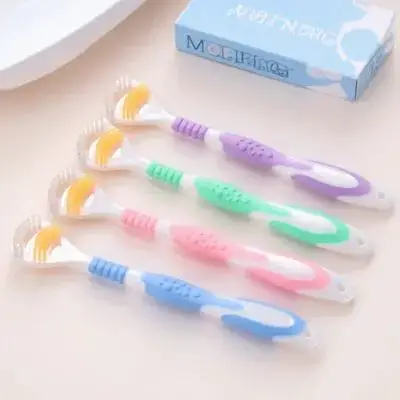 

4pcs Scraper Cleaner Food Grade Plastic Tongue Cleaning Tool For Fresh Breath Halitosis Removal Tongue Cleaning Tools Scraper