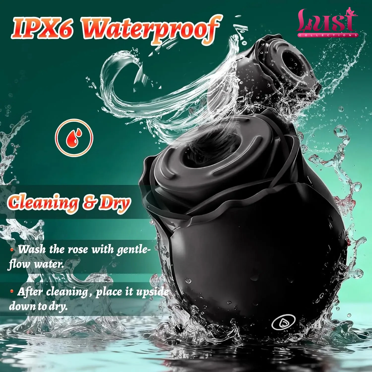 The Rose Vibratoer 2025 Rose Toy Vibratoer Negro Juguetes para adultos para mujeres 10 modos Rose Viboators Juguetes para mujeres para adultos Parejas