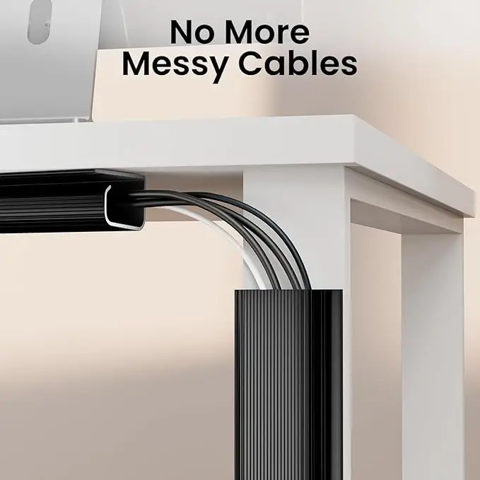 Desktop Undertable Cable Rack Anti-extrusion Floor Cord Cover Self-Adhesive Durable Extension Wiring Duct Cable Protector
