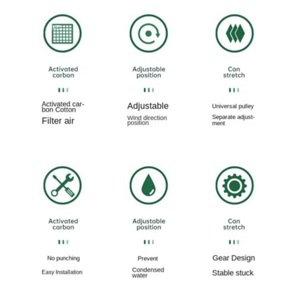 Nowy klimatyzator deflektor wiatrowy regulowany chowany uniwersalny zabezpieczenie przed bezpośrednim nadmuchem klimatyzacja urządzenie na przednią