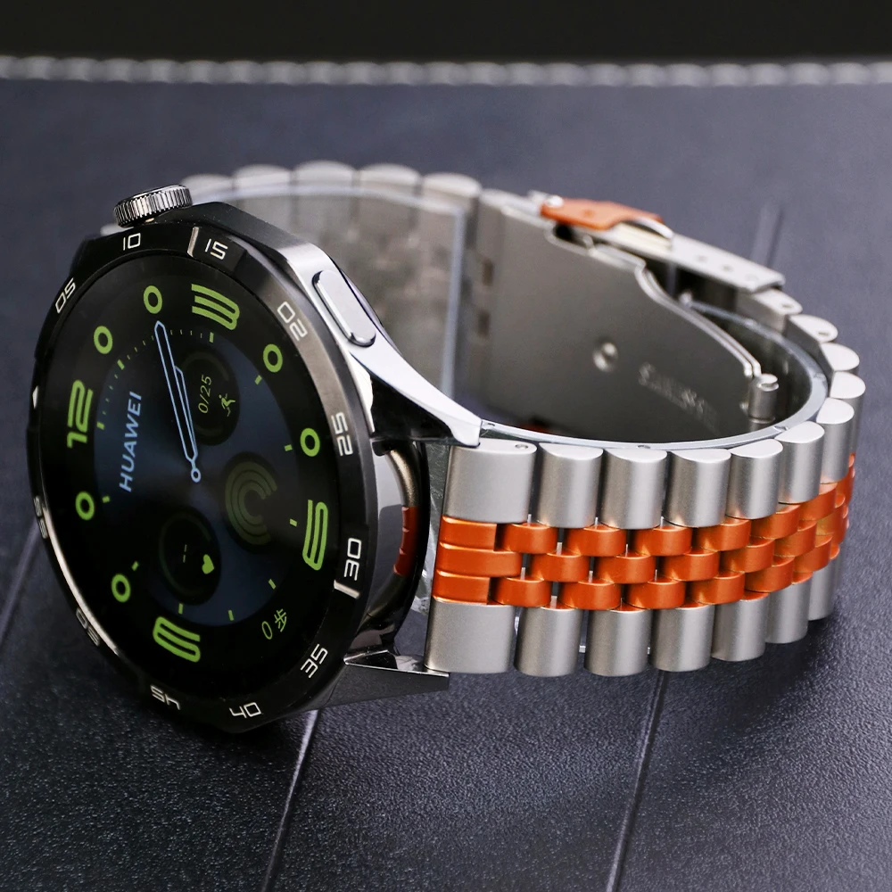 화웨이 워치 Ultimate/Buds/GT2 3 4 5 46mm, 화웨이 워치 3 4Pro/GT3 SE/GSPro GS4 3i용 22mm 메탈 시계 스트랩/밴드