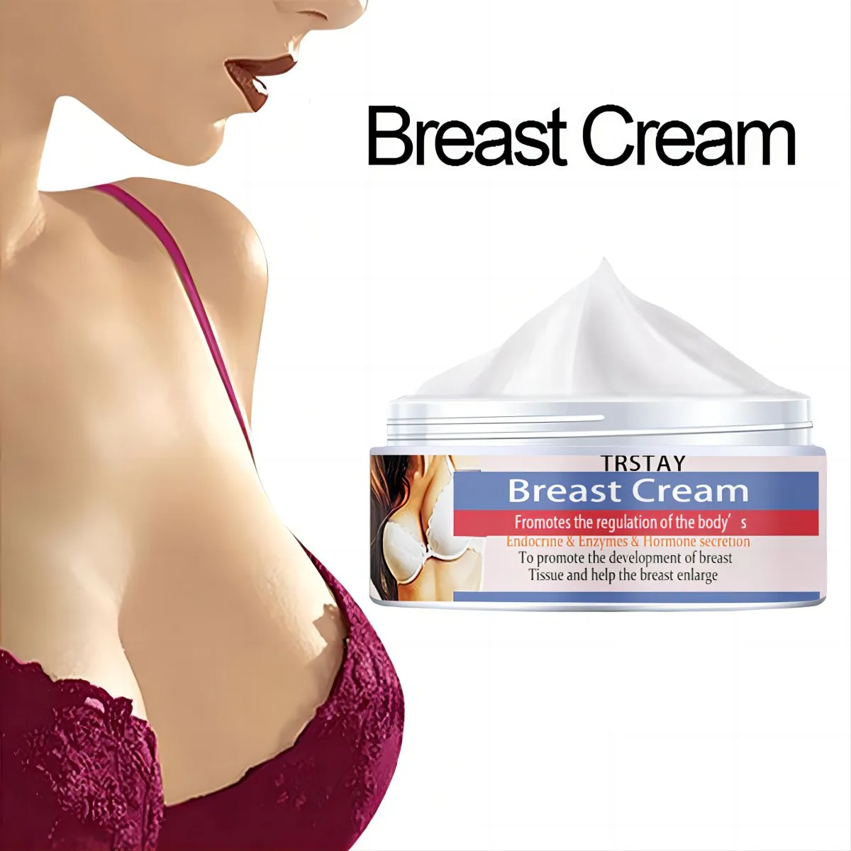 Breast enhancement cream care to prevent sagging breast care