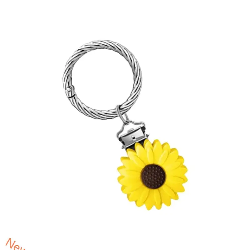 

Незащитная ключ для подвесной шляпы Клип Клип Цветочный дизайн сумки шарм путешествие необходимо