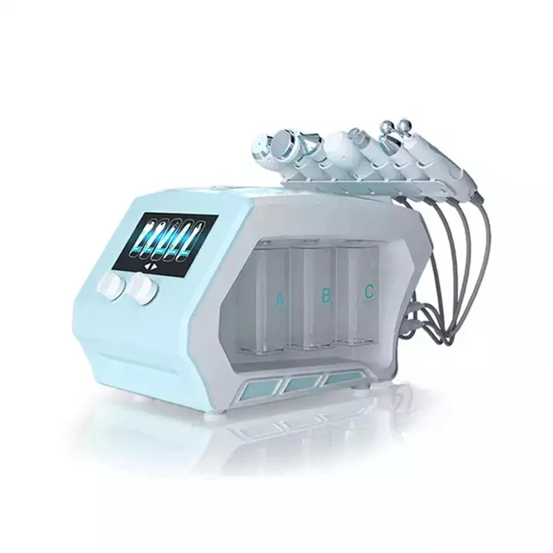 New 8 In 1 H2-O2 Water Oxygen Jet Peel Hydra Beauty Skin Cleansing Hydra Dermabrasion Facial Machine Water Aqua Peeling