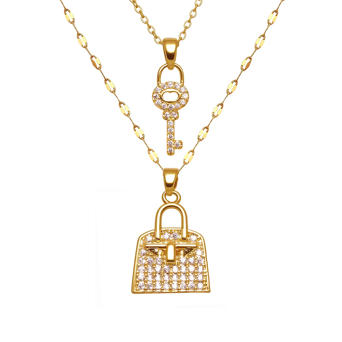 Luxury Goddess Key Necklace for Women Design Inspired Jewelry Can Be Worn Alone Or Layered Perfect Valentine's Day Gift