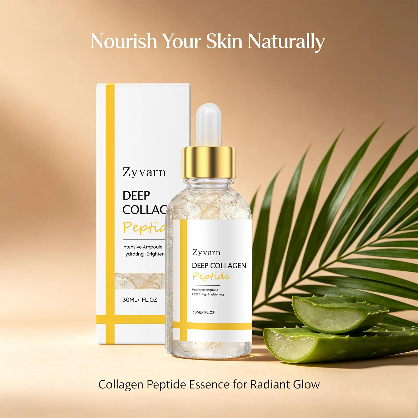 Silk Peptide Intensive Lifting Serum Rejuvenate Skin Enhance Elasticity Anti Wrinkles Serum Collagen Peptide Firming Skin Care